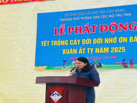 TẾT TRỒNG CÂY "ĐỜI ĐỜI NHỚ ƠN BÁC HỒ"  XUÂN ẤT TỴ 2025