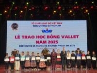 Thêm một dấu ấn tự hào: 12 học sinh Trường PTDTNT tỉnh Cao Bằng vinh dự nhận học bổng Vallet