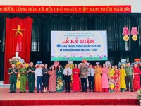 Dấu ấn Lễ khai giảng đặc biệt kết hợp Kỷ niệm 80 năm thành lập Bộ Quốc gia Giáo dục tại Trường Phổ thông Dân tộc nội trú tỉnh Cao Bằng