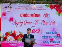 Một số hình ảnh đẹp về hoạt động Chào mừng Ngày Quốc tế Phụ nữ 08/3 tại Trường Phổ thông Dân tộc nội trú tỉnh Cao Bằng