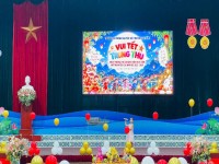 Rộn ràng đêm hội “Vui Tết Trung thu” dành cho con cán bộ, giáo viên, nhân viên Trường PT DTNT tỉnh Cao Bằng