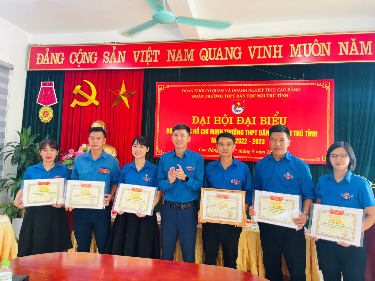 ĐẠI HỘI ĐẠI BIỂU ĐOÀN TNCS HỒ CHÍ MINH  TRƯỜNG THPT DTNT TỈNH CAO BẰNG NĂM HỌC 2022 – 2023