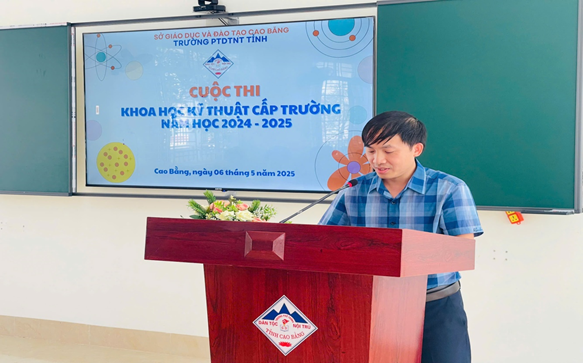 CUỘC THI KHOA HỌC KỸ THUẬT CẤP TRƯỜNG NĂM HỌC 2024 - 2025