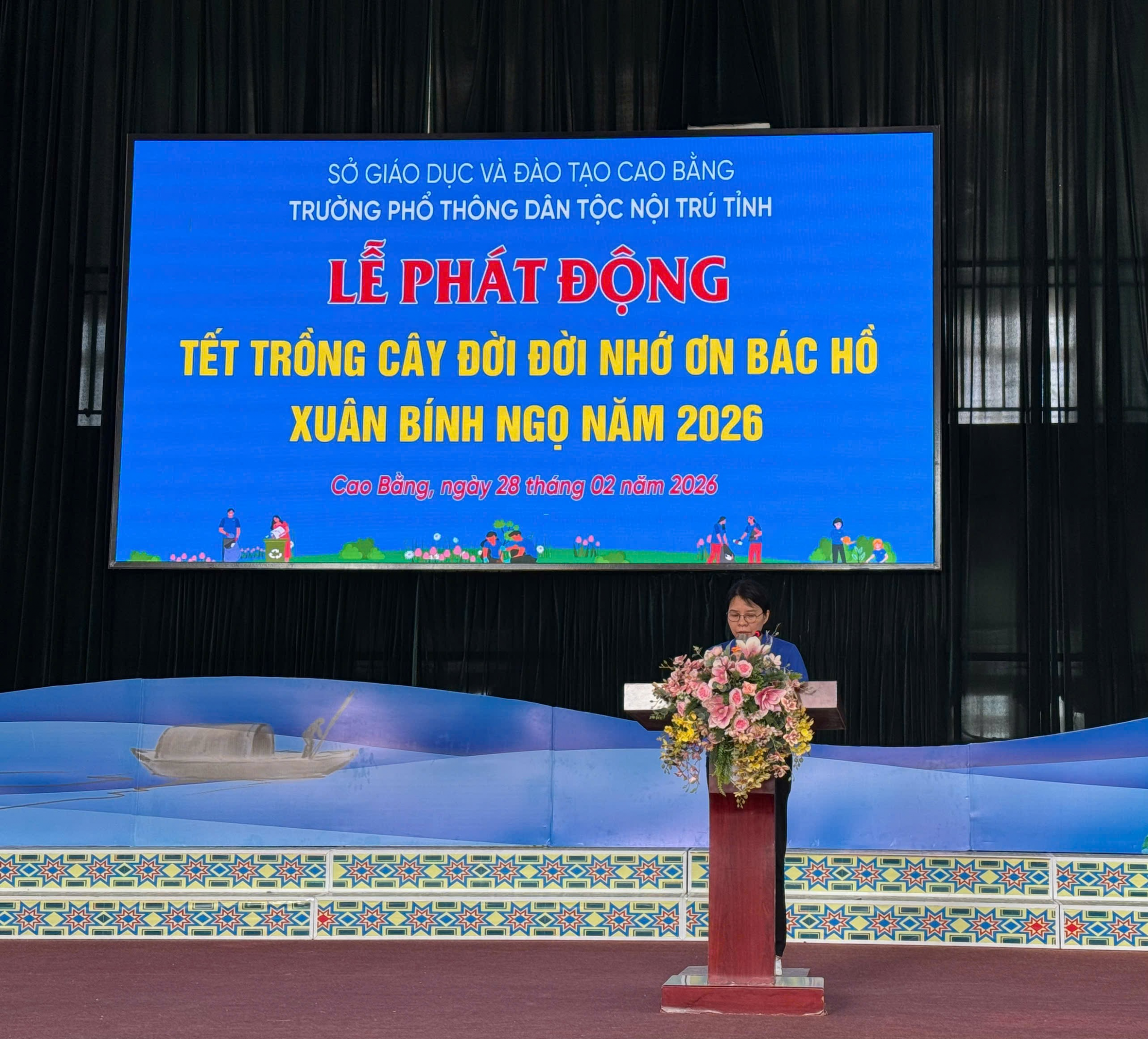 Ươm mầm xanh nơi mái trường Nội trú - Lan toả phong trào “Tết trồng cây đời đời nhớ ơn Bác Hồ” năm 2026